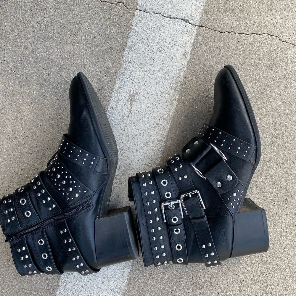 Black booties